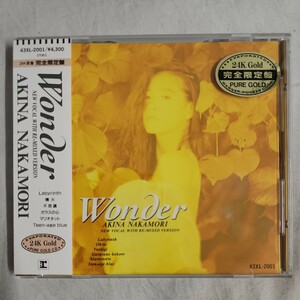 お2) 帯付き 中森明菜 CD 完全限定盤 24K GOLD ゴールドディスク Wonder 43XL-2001