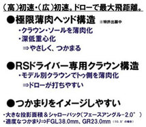 中古★プロギア★2016y★ギリギリ PRGR RSドライバー 10.5° 460cc ヘッドのみ スリーブ付_画像10