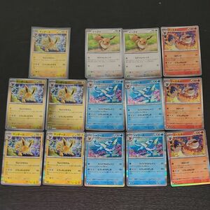 ポケモンカード ポケカ サンダース　マスターボールミラー　マスボ　イーブイ　シャワーズ　ブースター　まとめ売り