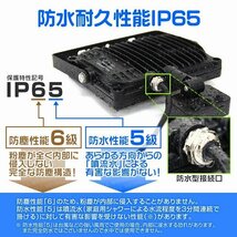 【PSE取得済】新品 LED投光器 10W 昼光色 6500K 人感センサー付き 3mコード AC100V対応 薄型 広角 作業灯 防犯 夜間 照明 ライト_画像5