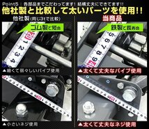 【限定セール】新品 ローダウン フロアジャッキ ガレージジャッキ 耐荷重3t 低床 75mm 油圧 ジャッキ 保護パッド付き タイヤ 交換 スチール_画像6