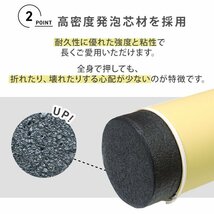 【ターコイズ】ロングヨガポール 100cm 15Φ フォームローラー リセットポール ストレッチ ピラティス 骨盤矯正 筋膜リリース ダイエット_画像5