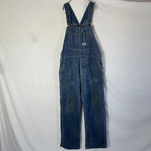  America made BIG SMITH Denim overall old clothes 38×30 WORKWEAR Vintage 