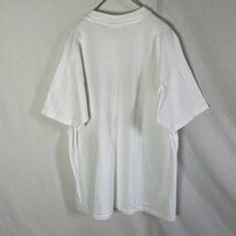 80's アメリカ製　ヘインズ　半袖プリントTシャツ　古着　Lサイズ　ホワイト　ヴィンテージ _画像5