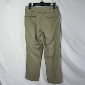 80's アメリカ製　ディッキーズ　ワークパンツ 古着　30×32 カーキ　WORKWEAR ヴィンテージ ykk