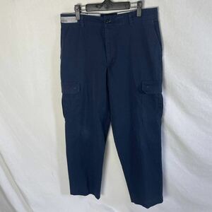 レッドキャップ　カーゴパンツ 古着　34インチ　ネイビー　WORKWEAR