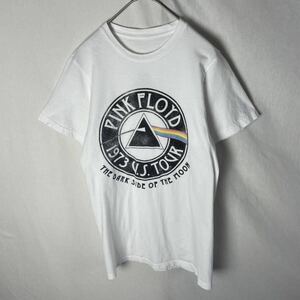 PHILCOS 半袖プリントTシャツ　古着　Sサイズ　ホワイト　バンドTシャツ