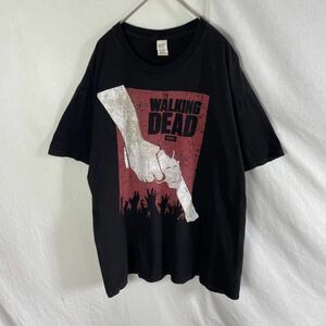 WALKING DEAD 半袖プリントTシャツ　古着　Lサイズ　ブラック