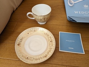 ウェッジウッド　カップ＆ソーサー　WEDGEWOOD　ALEXSANDRA CAMPAGNENE　長期保管品です。