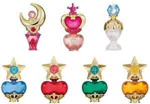 [ rare ] Sailor Moon p rhythm puff .-m bottle all 7 kind set complete unopened goods ga tea perfume p rhythm puff .-m bottle 