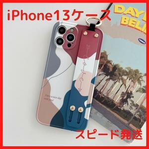 iPhone13 スマホケース iPhoneケース ショルダー対応 レッド スマホショルダー 韓国 人気 おしゃれ 便利 手ぶらかわいい きれい 高品質