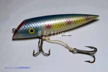 LUCKY LOUIE PLUG BY BILL MINSERVINTAGE LURE （Y542-327BLUE）USA MADE #OLDLURE #ARTLURE_VINTAGE ＃ヴィンテージルアー_画像2