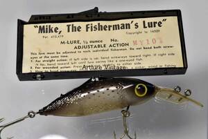  MIKE FISHERMANS LURE オールド希少珍品面白ルアー マニア向けVINTAGE LURE （5654-328　） ヴィンテージ ルアー　蒐集家向けルアー