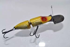 RIVER RUNT SPOOK SINKER JOINTED VINTAGE LURE HEDDON （7416-45）USA MADE #OLDLURE #ARTLURE_VINTAGE ＃ヴィンテージルアー