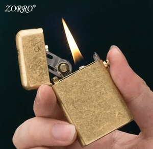  Gold super thin type. waterproof oil lighter screw push put on fire safety screw attaching windbreaker world among great popularity new goods domestic sending 
