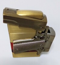 ゴールドレッドピストル型ガスライター　拳銃型ガスライター　新品未使用　海外で大人気_画像9