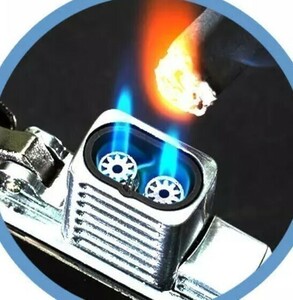  silver * inside unit only * Zippo - lighter interchangeable * gas lighter * double turbo * new goods * abroad . great popularity * domestic sending 