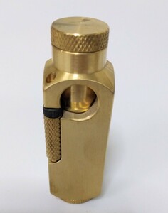  really strong Gold metal oil lighter brass handmade oil lighter new goods unused 