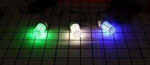 グイグイ集まる　限定３色セット 集魚灯 108LED 高輝度 夜釣りの必需品 水中ライト ON/OFF スイッチ付き 海外で大人気 新品 国内発送