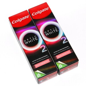 Colgate コルゲート オプティック ホワイト【ピーチ】85g×2個セット