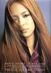 ☆安室奈美恵 B2 告知 ポスター 「LOVE 2000」 未使用