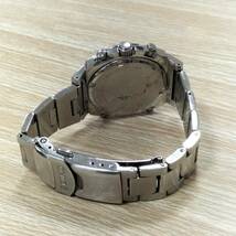 セイコー SEIKO 7T32-9000 クロノグラフ 青文字盤 クォーツ 腕時計 メンズ 不動品【18140_画像4