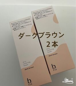 ビーリス エアリーカラーリングフォーム ダークブラウン 80g２本