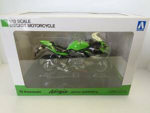 * Aoshima *1/12 final product bike series * Kawasaki *ZX-25R* lime green / ebony * unused * unopened *