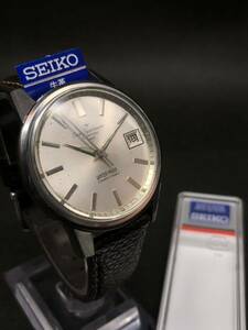 希少◆セイコー【初代スポーツマチック/ウォータープルーフ】1963年製造/自動巻◆SEIKO純正新品ベルト◆機械測定平置き+20秒(現状数値好調)