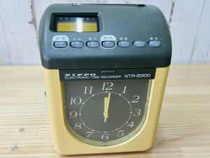 * NIPPOni Poe time recorder NTR-2300 time card electron time recorder .. control office supplies SA-0510a100 *