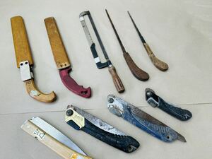 ☆ 片刃のこぎり 片刃ノコギリ 片刃鋸 工具 大工道具 DIY 職人 折たたみのこぎり のこぎりノコギリ SA-0519e80 ☆