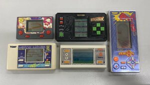 当時物 レトロゲーム まとめ TOMY スリムボーイ イデオン/エポック社 ウェイターパニック/THE PSYCHOGUN ANIMEST など 動作未確認