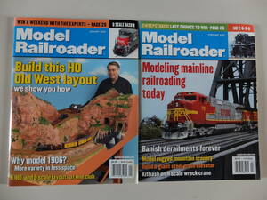 鉄道模型雑誌　Model Railroader２００２年　１月号、２月号（全２冊）