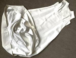 176　大きいサイズ　フォーマル　ロングドレス　ホワイト　　　