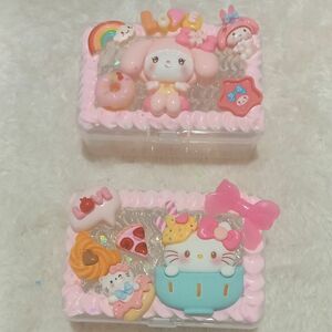 け　ホイップデコ　小物入れケース　サンリオ　マイメロディ　キティちゃん サンリオ