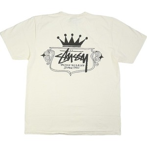 STUSSY ステューシー 24SS BUILT TO LAST TEE PIGMENT DYED White Tシャツ 白 Size 【L】 【新古品・未使用品】 20796102