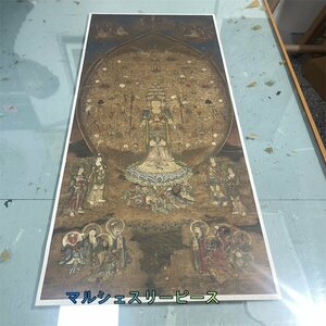 南宋 千手千眼観世音菩薩 仏教美術 仏像 仏画 絹本 東洋画 中堂画 掛け物 未表装Y38130