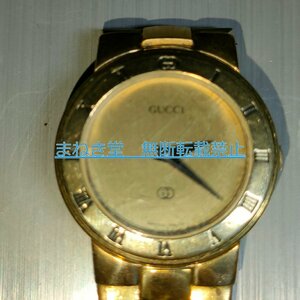 稼働品　GUCCI　グッチ　レディース　腕時計　ゴールド系　3300L　2024/3/30　電池交換済　現状渡