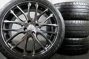 大人気 レアマイスター PREMIX グラッパ 17×6.5J +50 PCD100/4H NITTO 205/45R17 マーチ キューブ フィット シャトル スイフト ヴィッツ等