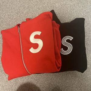 Supreme S LOGO パーカ Sサイズ