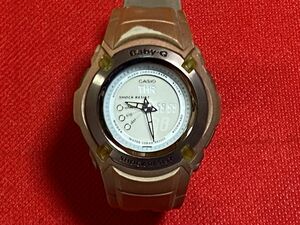 CASIO BabyーG SHOGKRESIST デジタル腕時計　ゴールド　ジャンク　592ー2