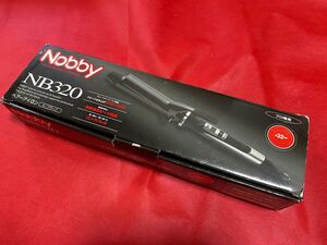 nobbyヘアーアイロン　NB320 ブラック　プロ専用　32mm 動作品　1825ー01ー6