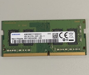 [ used ]Samsung 4GB 1 sheets DDR4-2400 M471A5244CB0-CRC / Note PC for memory PC4-19200 non-ECC Unbuffered