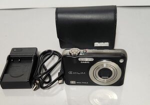 CASIO EXILIM ZOOM EX-Z1200BK デジカメ、充電器、カメラケース、1ギガSDカード付