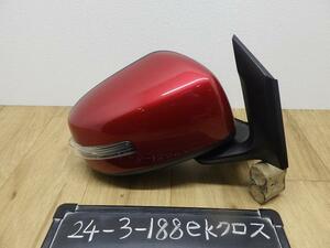 ｅＫクロス 　B37W 右ドアミラー　サイドミラー P26 イシザキ 538 MQ716038