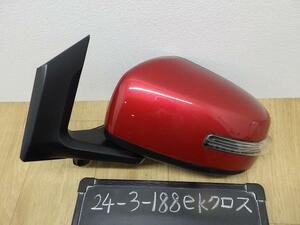 ｅＫクロス 　B37W 左ドアミラー　サイドミラー P26 イシザキ 538 MQ716124