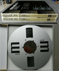☆マクセル maxell XLⅡ 35-180 10号 オープンリールテープ メタルリール ２本セット 録音済？