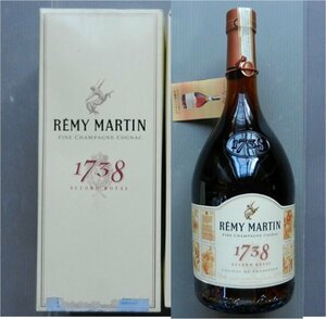 ☆古酒 ブランデー REMY MARTIN レミーマルタン 1738 ACCORD ROYAL COGNAC アコードロイヤル コニャック 700ml 40% 未開栓 
