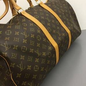 【美品】Louis Vuitton ルイヴィトン モノグラム キーポル バンドリエール55 ボストンバッグの画像3