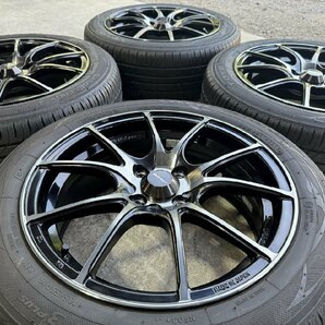 ガリ傷無し 4本★ ウェッズ WEDS SA-10R 6.5J +48 4H-100 軽量 ★ TOYO 185/55R16 ★ フィット フリード アクア ノート など SA10Rの画像6